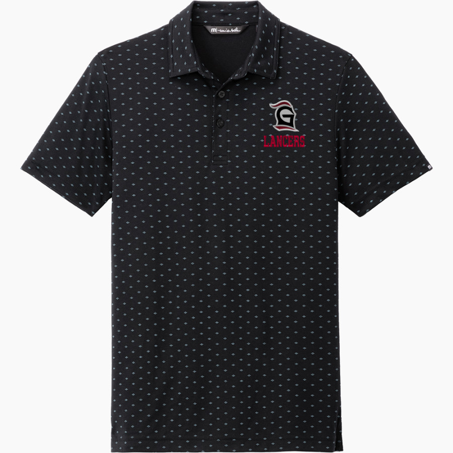 Grace College Lancers TravisMathew Men's Oceanside Geo Polo