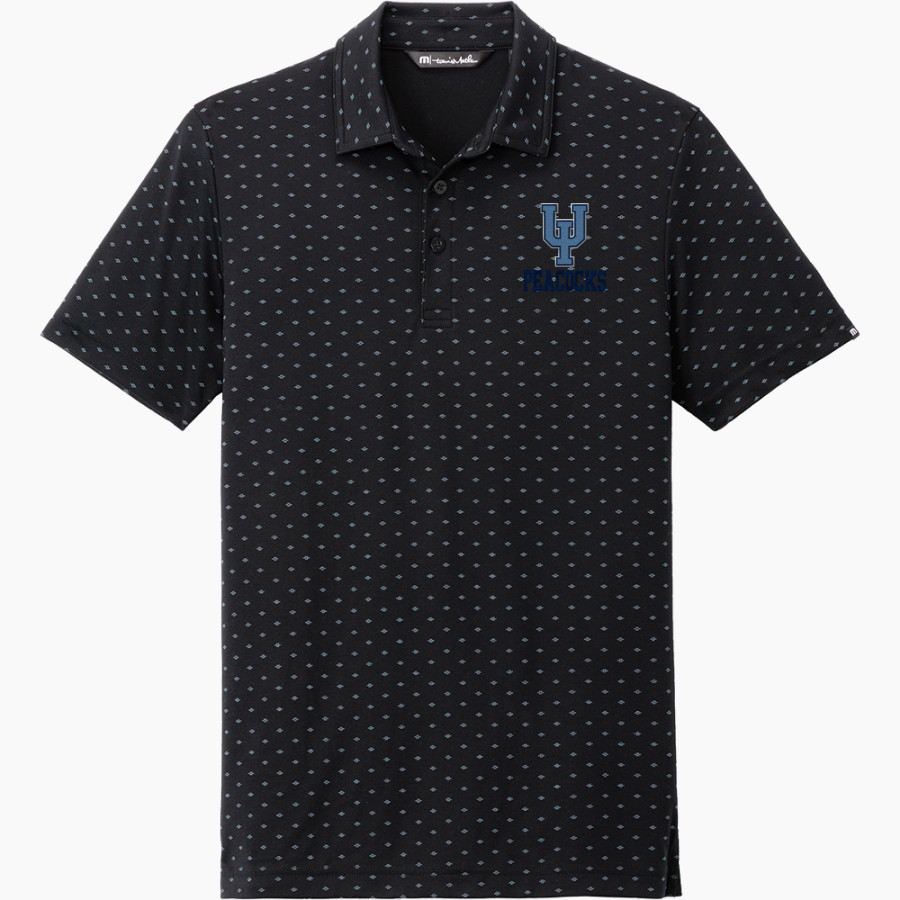 Upper Iowa University Peacocks <span class="pdp-name-mascot">UIU Peacocks</span> TravisMathew Men's Oceanside Geo Polo
