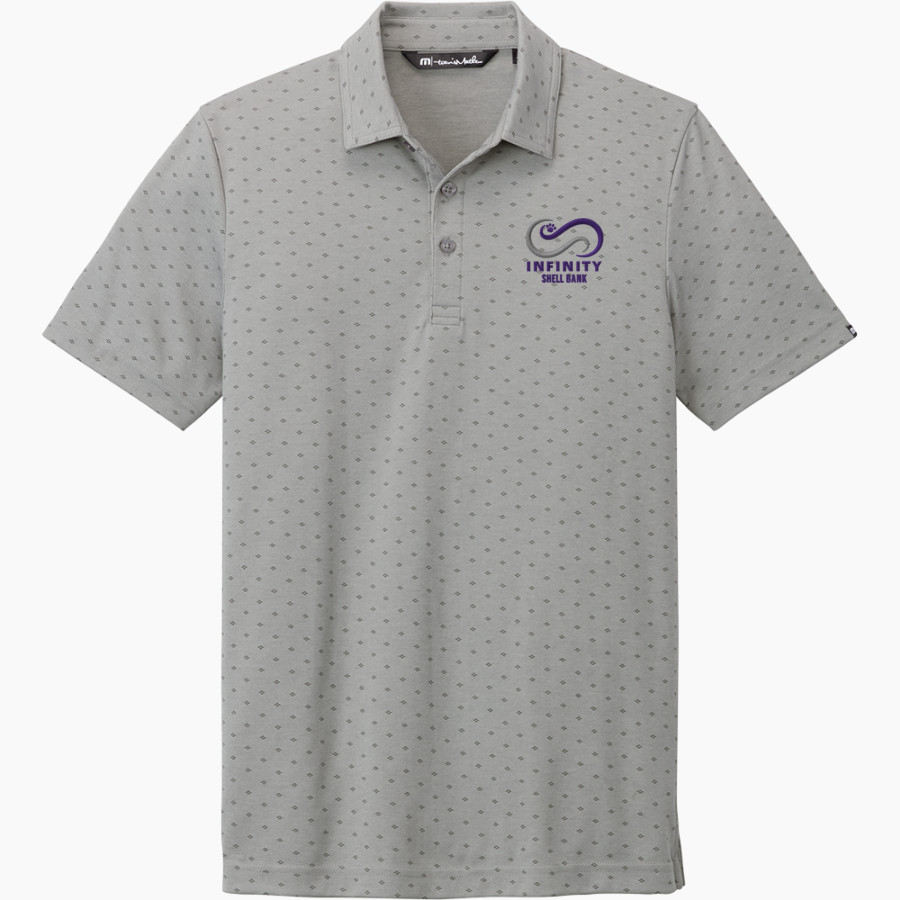 Shell Bank Brigade TravisMathew Men's Oceanside Geo Polo