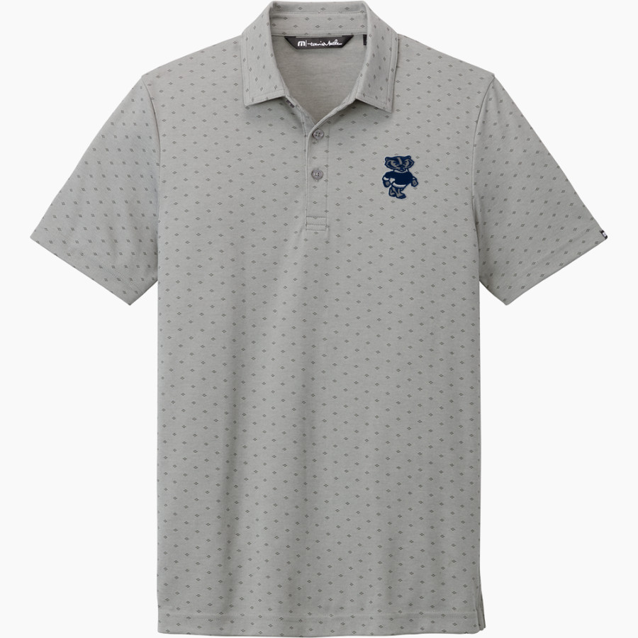 BONNERS FERRY HIGH SCHOOL BADGERS <span class="pdp-name-mascot">BONNERS FERRY BADGERS</span> TravisMathew Men's Oceanside Geo Polo