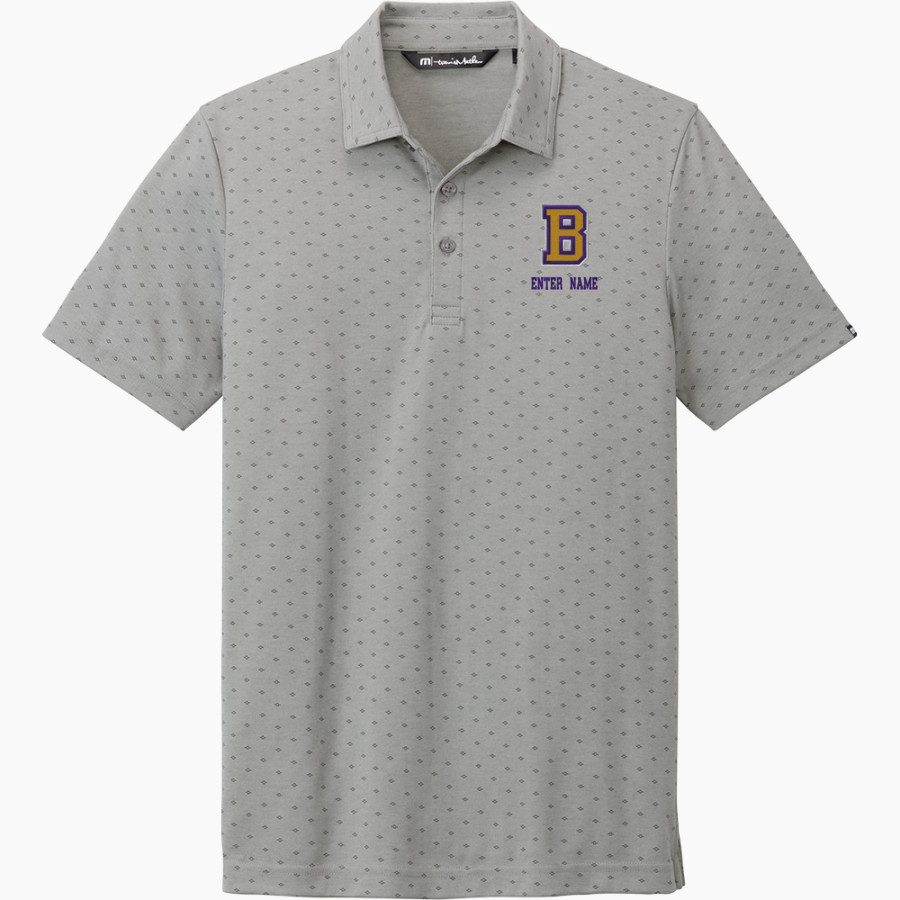 BOYNTON BEACH COMMUNITY HIGH SCHOOL TIGERS TravisMathew Men's Oceanside Geo Polo