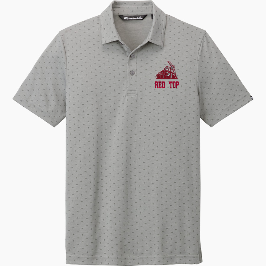 Red Top Miners <span class="pdp-name-mascot">Red Top MIners</span> TravisMathew Men's Oceanside Geo Polo