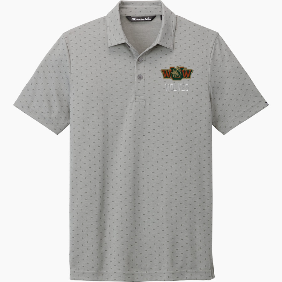Walla Walla Wolves <span class="pdp-name-mascot">Walla Walla Wolves</span> TravisMathew Men's Oceanside Geo Polo