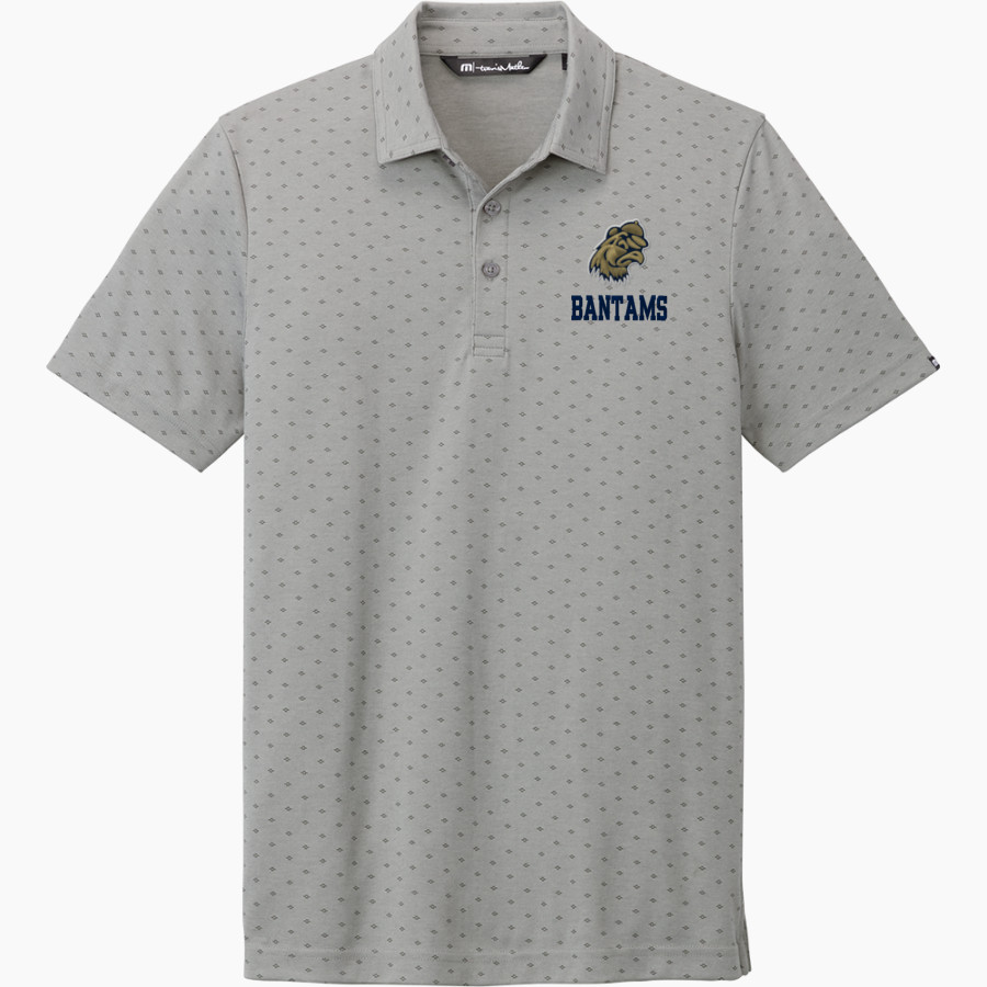 Trinity College Bantams The Official Online Store <span class="pdp-name-mascot">Trinity Bantams</span> TravisMathew Men's Oceanside Geo Polo