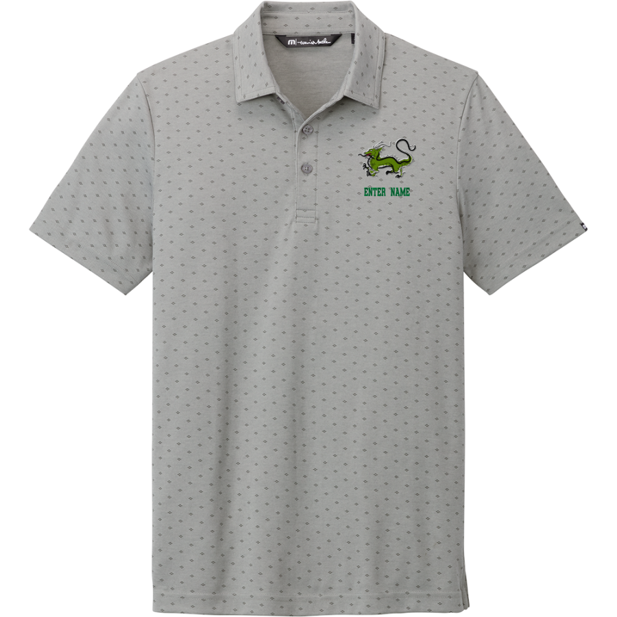 Southern Delaware School Of The Arts dragons <span class="pdp-name-mascot">SDSA Dragons</span> TravisMathew Men's Oceanside Geo Polo