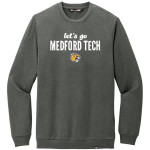 Medford Tech Jaguars TravisMathew Men's Long Weekend Crew Front Thumbnail