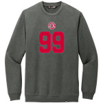 BEDFORD SCHOOLS KICKING MULES <span class="pdp-name-mascot">BEDFORD PUBLIC KICKING MULES</span> TravisMathew Men's Long Weekend Crew Front Thumbnail