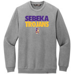 SEBEKA HIGH SCHOOL Trojans Online Store TravisMathew Men's Long Weekend Crew Front Thumbnail