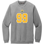 Mercy High School Tigers Online Store <span class="pdp-name-mascot">Mercy Tigers</span> TravisMathew Men's Long Weekend Crew Front Thumbnail