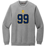 Rochester YellowJackets TravisMathew Men's Long Weekend Crew Front Thumbnail
