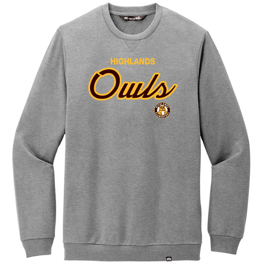 Highlands Owls TravisMathew Men's Long Weekend Crew