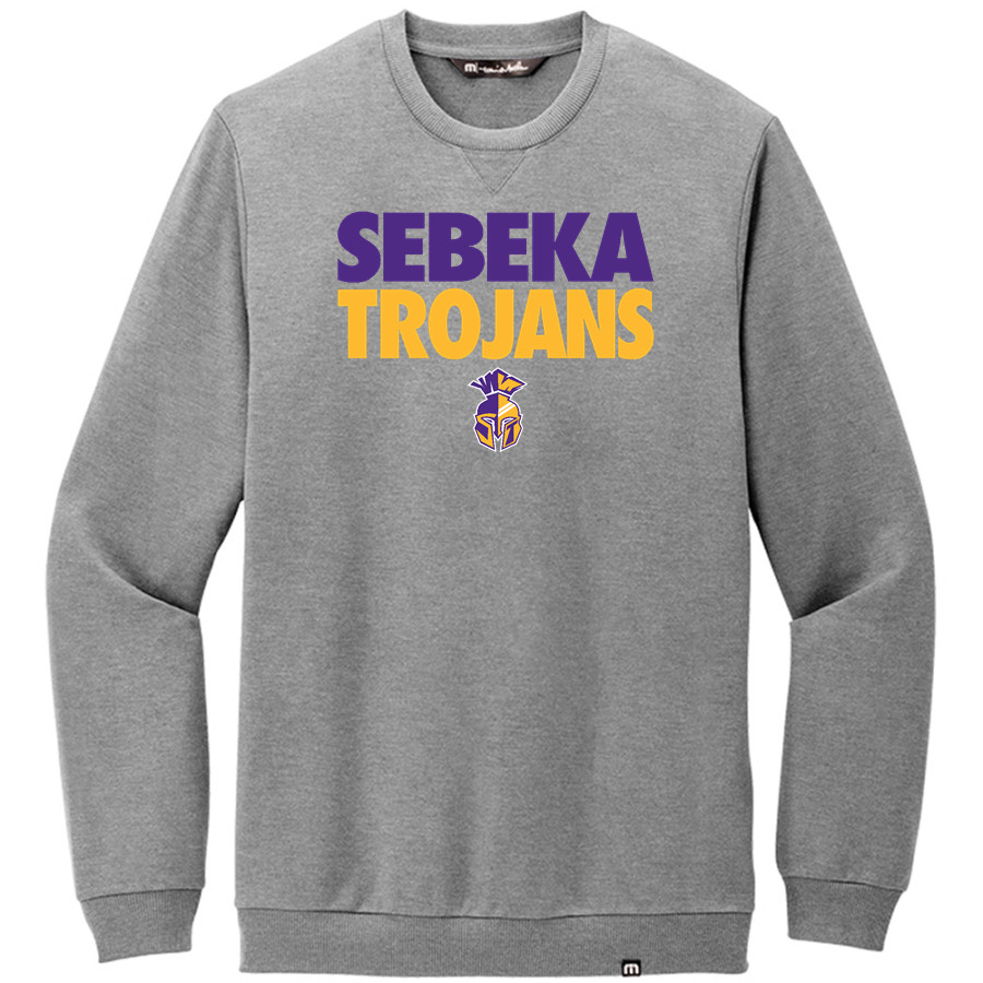 SEBEKA HIGH SCHOOL Trojans Online Store TravisMathew Men's Long Weekend Crew