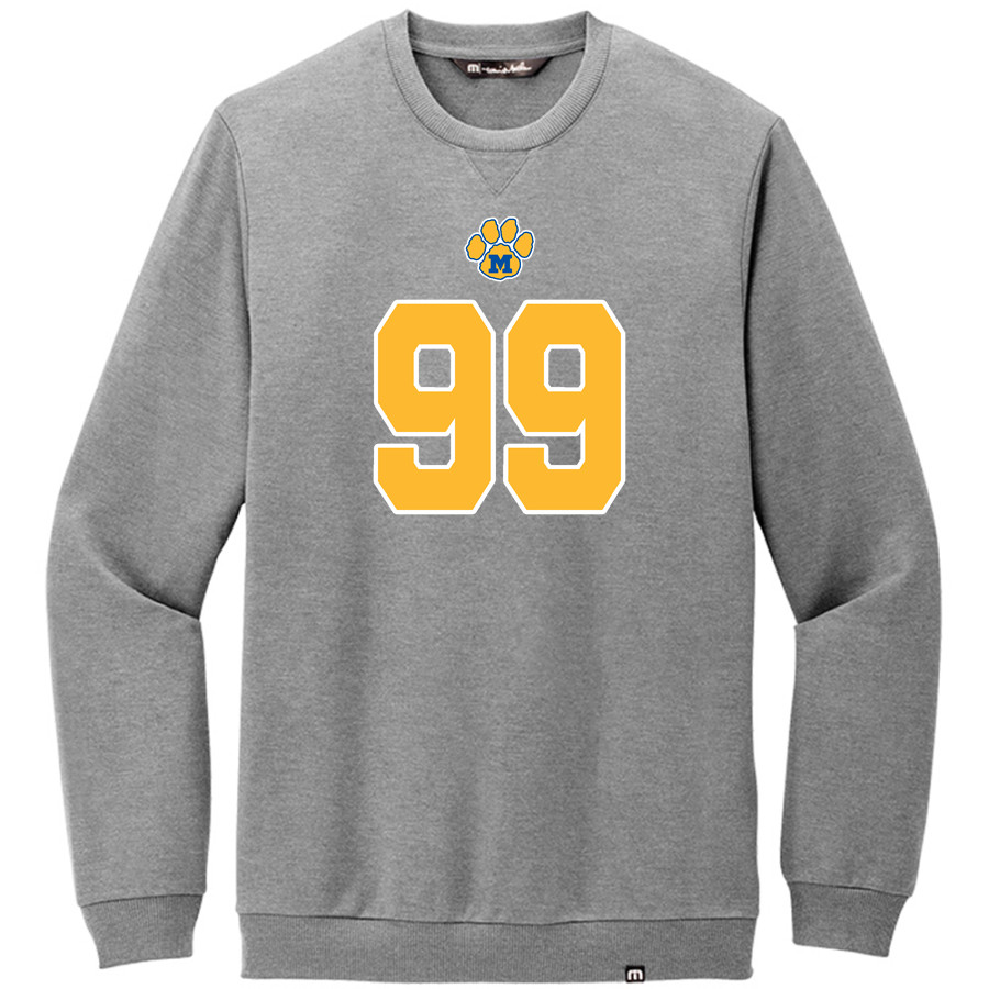 Mercy High School Tigers Online Store <span class="pdp-name-mascot">Mercy Tigers</span> TravisMathew Men's Long Weekend Crew