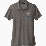 Alice Drive Hawks TravisMathew Women's Oceanside Heather Polo Front Thumbnail