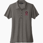 Bryn Athyn College The Official Store of the Lions <span class="pdp-name-mascot">Bryn Athyn College Lions</span> TravisMathew Women's Oceanside Heather Polo Front Thumbnail
