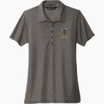 Rochester YellowJackets <span class="pdp-name-mascot">University of Rochester Athletics</span> TravisMathew Women's Oceanside Heather Polo Front Thumbnail