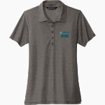 Hinsdale Heroes TravisMathew Women's Oceanside Heather Polo Front Thumbnail