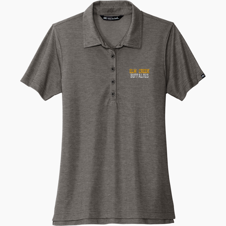 Elm Creek Buffaloes <span class="pdp-name-mascot">Elm Creek Buffaloes</span> TravisMathew Women's Oceanside Heather Polo