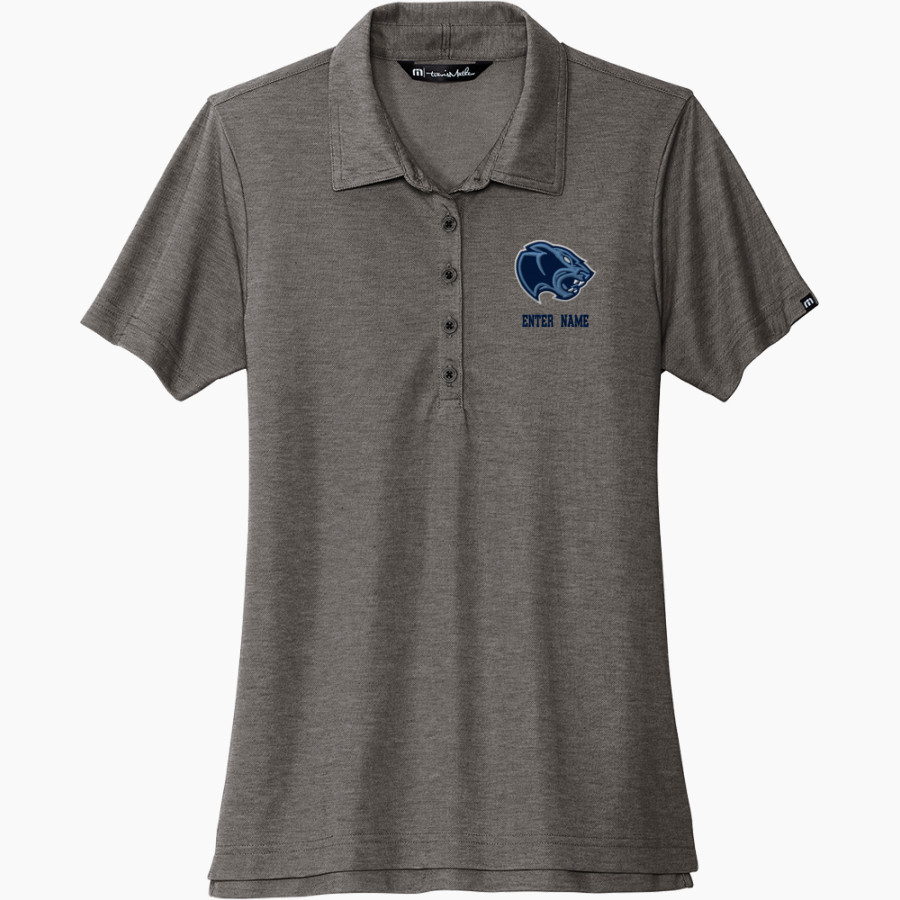 SAINT VINCENT PALLOTTI H S PANTHERS TravisMathew Women's Oceanside Heather Polo