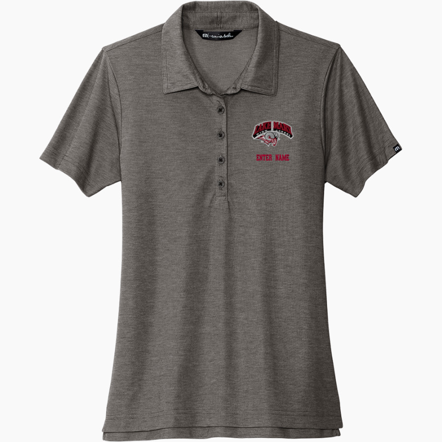 Lake Mary Rams <span class="pdp-name-mascot">Lake Mary Rams</span> TravisMathew Women's Oceanside Heather Polo