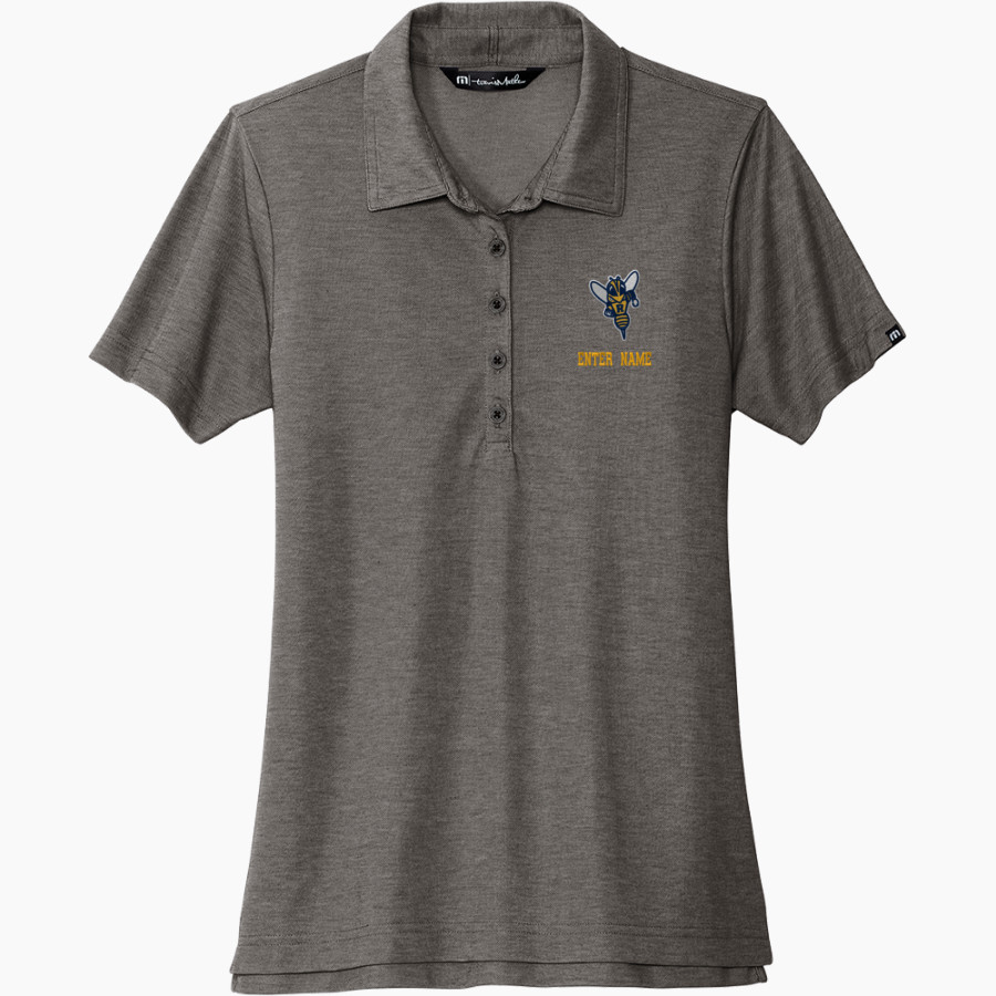 Rochester YellowJackets <span class="pdp-name-mascot">University of Rochester Athletics</span> TravisMathew Women's Oceanside Heather Polo