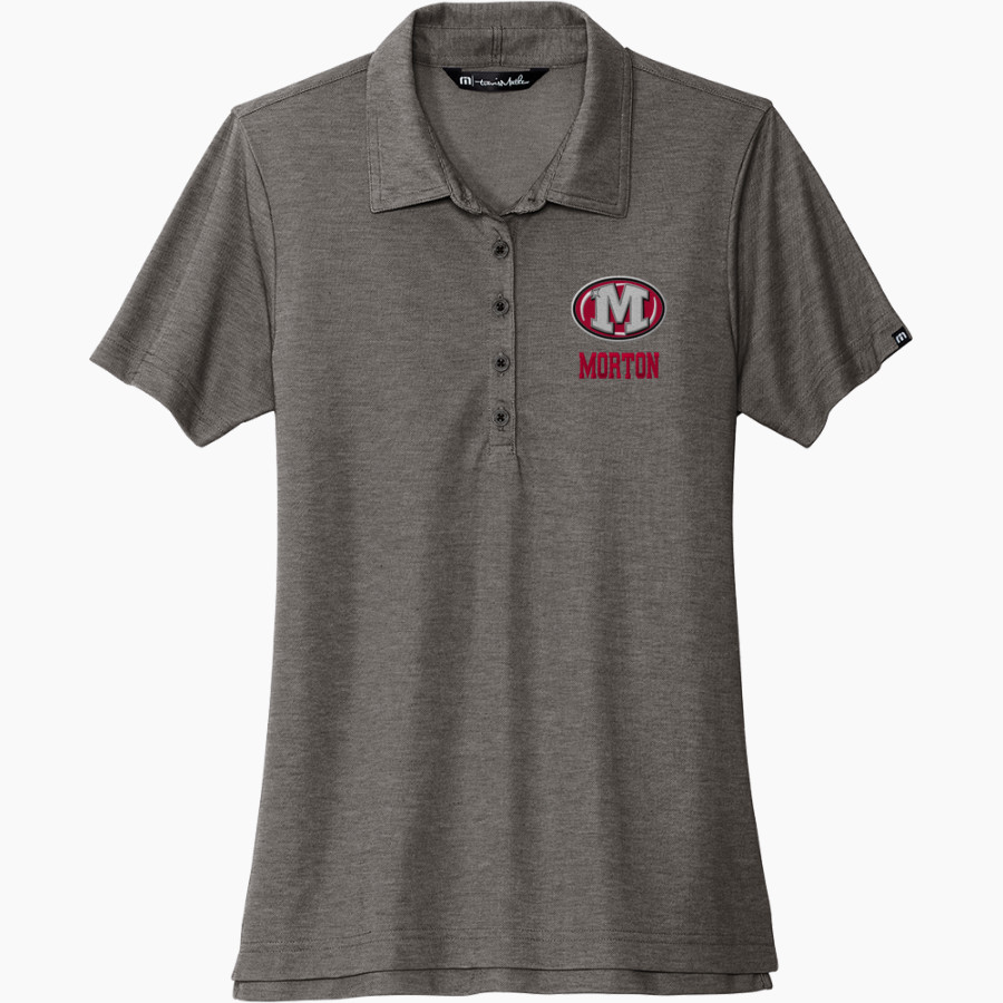 Morton Potters <span class="pdp-name-mascot">Morton Potters</span> TravisMathew Women's Oceanside Heather Polo