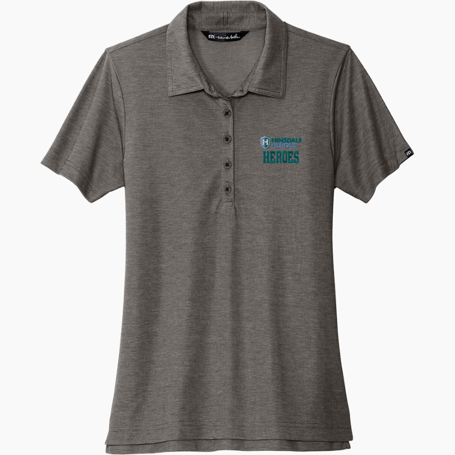 Hinsdale Heroes TravisMathew Women's Oceanside Heather Polo