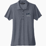 American Martyrs Mustangs <span class="pdp-name-mascot">American Martyrs Mustangs</span> TravisMathew Women's Oceanside Heather Polo Front Thumbnail