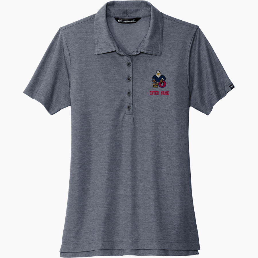 Oswalt Eagles TravisMathew Women's Oceanside Heather Polo