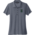 Zionsville High School Eagles Online Store <span class="pdp-name-mascot">Zionsville Eagles</span> TravisMathew Women's Oceanside Heather Polo Front Thumbnail