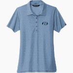 BRUNSWICK ATHLETIC FOUNDATION GO BIG BLUE <span class="pdp-name-mascot">BRUNSWICK BLUE DEVILS</span> TravisMathew Women's Oceanside Heather Polo Front Thumbnail
