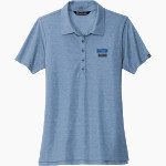 Barton College Official Store of the Bulldogs <span class="pdp-name-mascot">Barton Bulldogs</span> TravisMathew Women's Oceanside Heather Polo Front Thumbnail