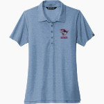 Clarkson-Leigh Patriots TravisMathew Women's Oceanside Heather Polo Front Thumbnail