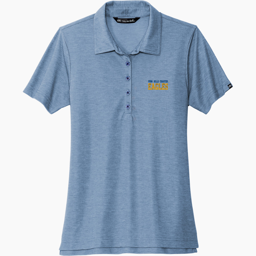 Penn Hills Charter School of Entrepreneurship <span class="pdp-name-mascot">Penn Hills Charter Eagles</span> TravisMathew Women's Oceanside Heather Polo