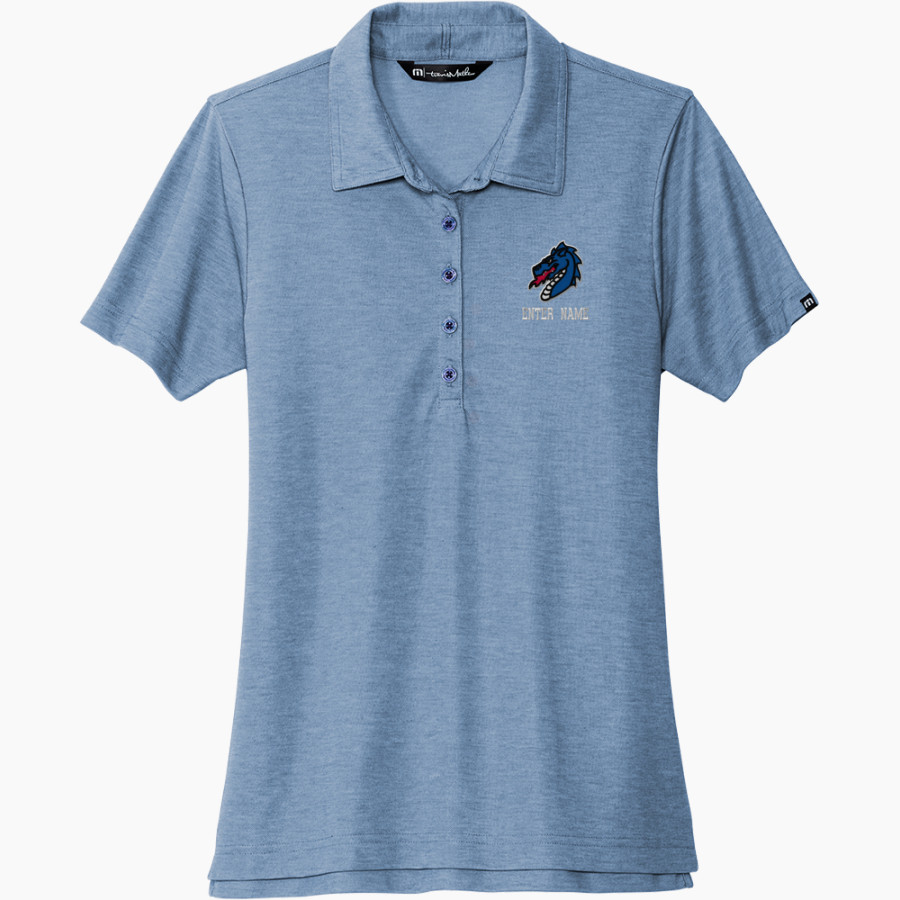 Mountainburg Dragons <span class="pdp-name-mascot">Mountainburg Dragons</span> TravisMathew Women's Oceanside Heather Polo