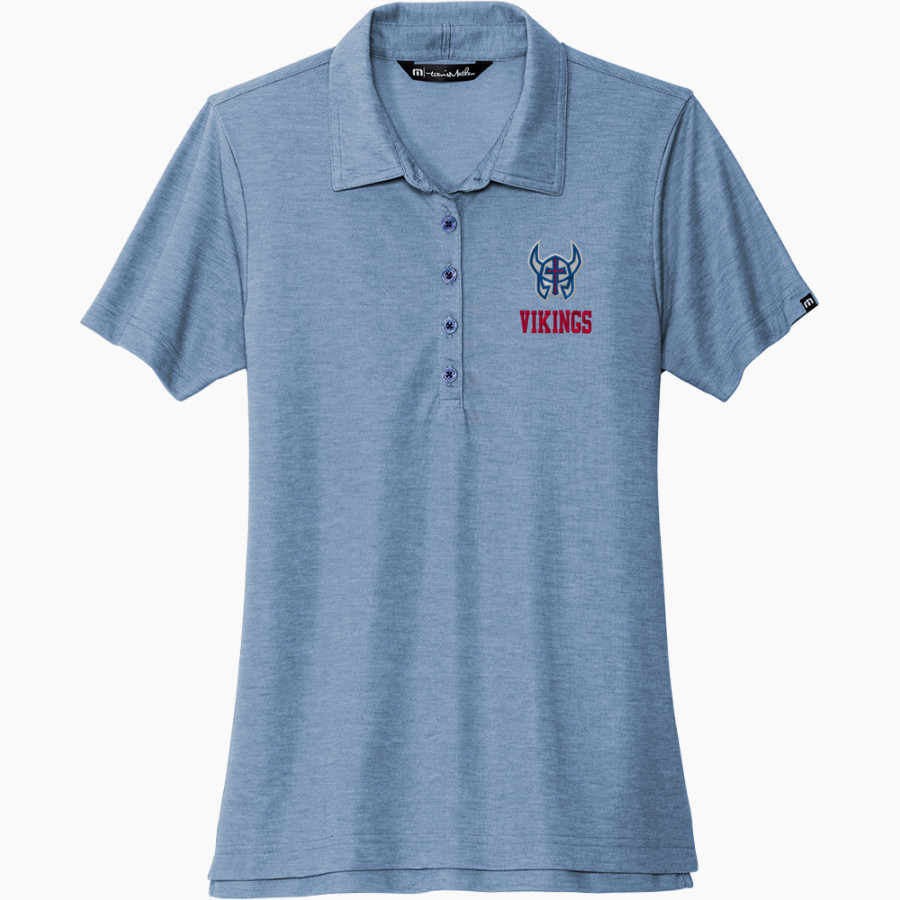 Wisconsin Lutheran Vikings TravisMathew Women's Oceanside Heather Polo