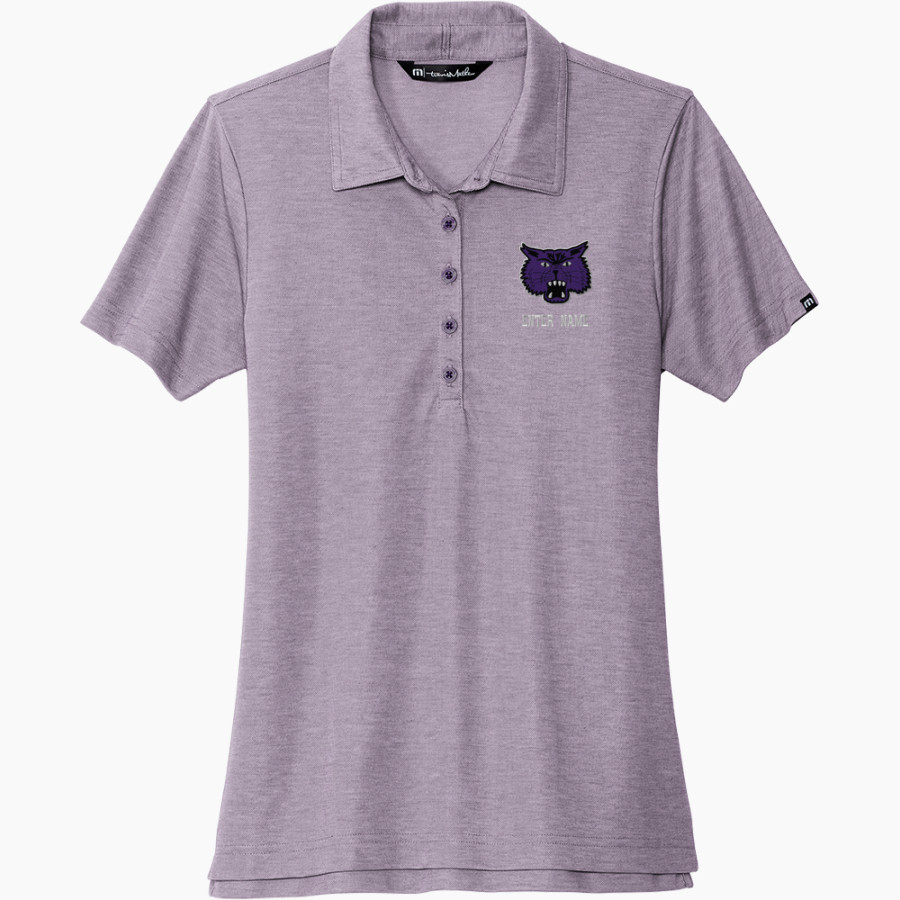 MUNCIE CENTRAL HIGH SCHOOL BEARCATS TravisMathew Women's Oceanside Heather Polo
