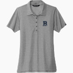 Burrillville Broncos TravisMathew Women's Oceanside Heather Polo Front Thumbnail