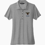 St Matthews Eagles TravisMathew Women's Oceanside Heather Polo Front Thumbnail