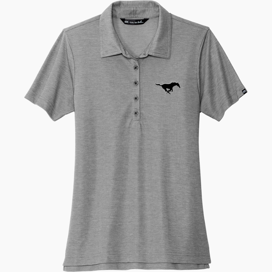 SOUTH WESTERN SENIOR HIGH SCHOOL MUSTANGS <span class="pdp-name-mascot">SOUTH WESTERN MUSTANGS</span> TravisMathew Women's Oceanside Heather Polo