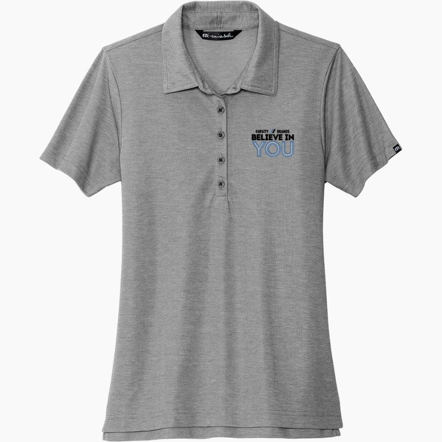 Believe In You <span class="pdp-name-mascot">Believe In You</span> TravisMathew Women's Oceanside Heather Polo