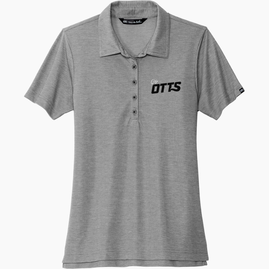 Lewis & Clark College The Official Online Store TravisMathew Women's Oceanside Heather Polo