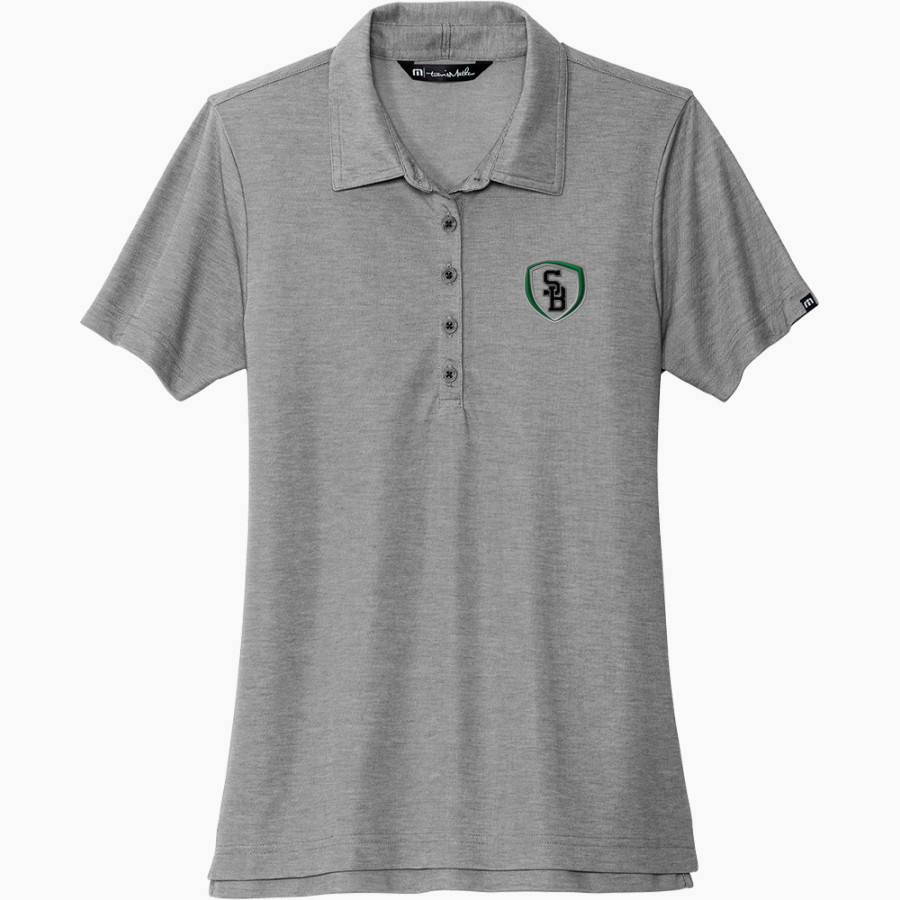 ST BERNARD'S ACADEMY CRUSADERS <span class="pdp-name-mascot">ST BERNARD'S CATHOLIC CRUSADERS</span> TravisMathew Women's Oceanside Heather Polo