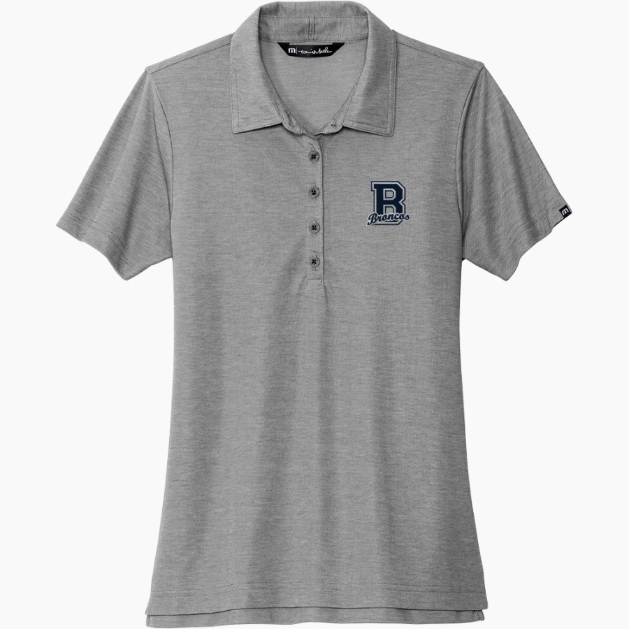 Burrillville Broncos TravisMathew Women's Oceanside Heather Polo