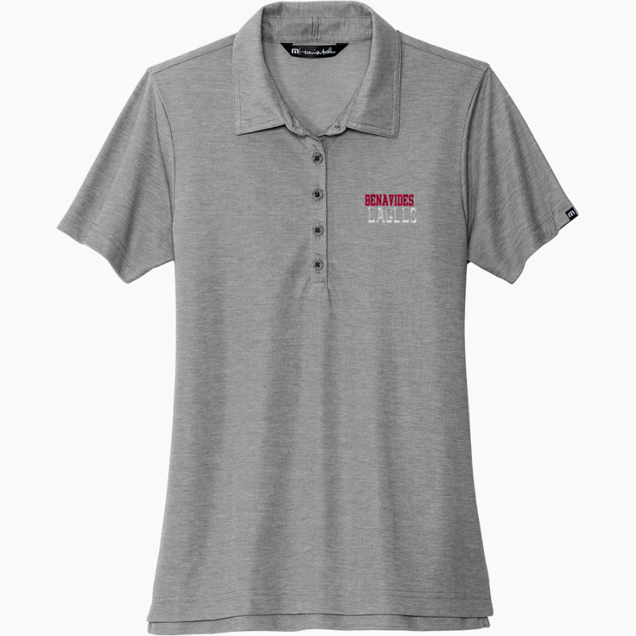 Benavides Eagles <span class="pdp-name-mascot">Benavides Eagles</span> TravisMathew Women's Oceanside Heather Polo