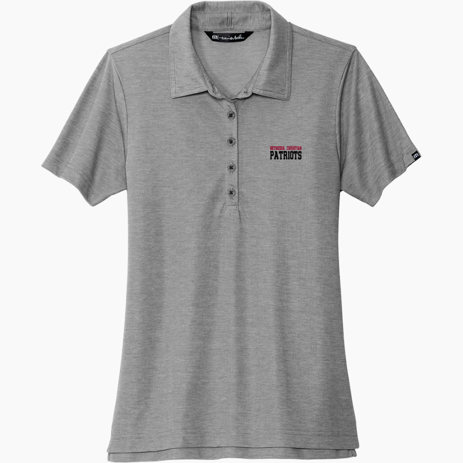BETHESDA CHRISTIAN HIGH SCHOOL PATRIOTS TravisMathew Women's Oceanside Heather Polo