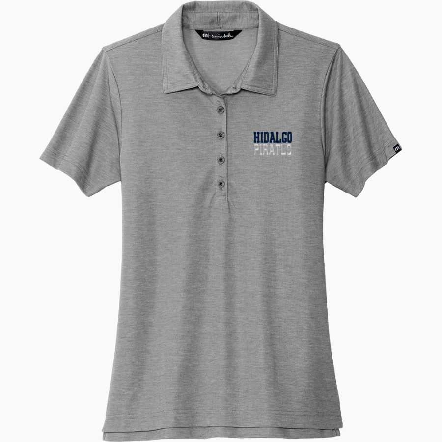 HIDALGO EARLY COLLEGE HIGH SCHOOL PIRATES <span class="pdp-name-mascot">HIDALGO EARLY COLLEGE PIRATES</span> TravisMathew Women's Oceanside Heather Polo
