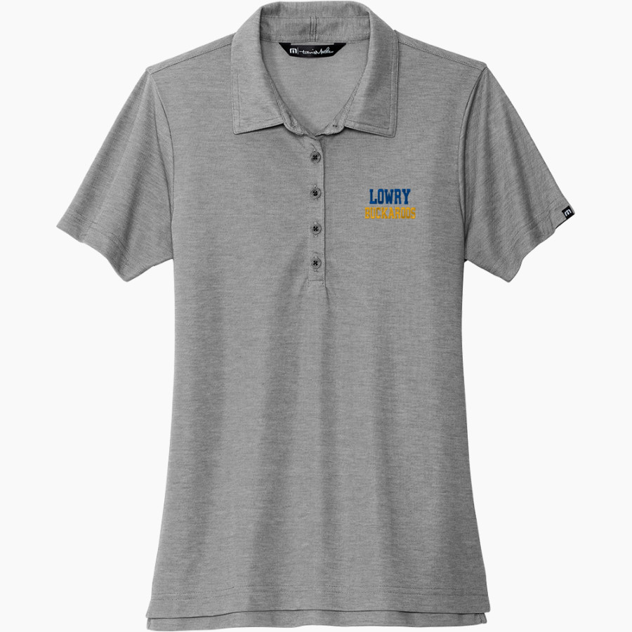 LOWRY HIGH SCHOOL BUCKAROOS TravisMathew Women's Oceanside Heather Polo