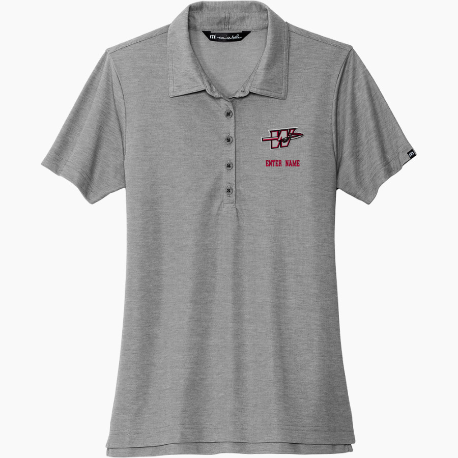 WASHINGTON HIGH SCHOOL WARRIORS TravisMathew Women's Oceanside Heather Polo