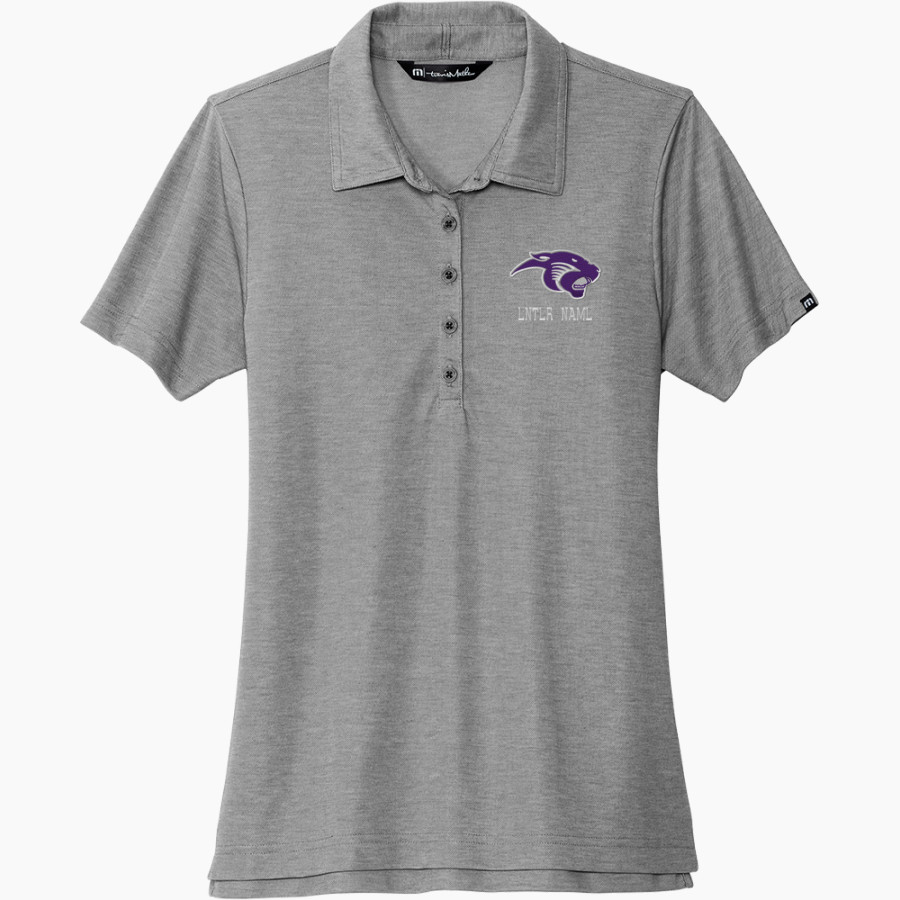 Glencoe-Silver Lake Panthers <span class="pdp-name-mascot">Glencoe Silver-Lake Panthers</span> TravisMathew Women's Oceanside Heather Polo